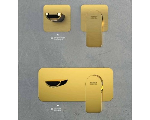 Смеситель для кухни высокий Remer Infinity Золото