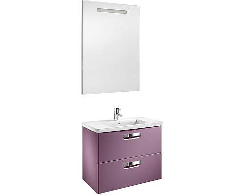 Тумба под раковину Roca The Gap 70 ZRU9302741 подвесная Фиолетовая