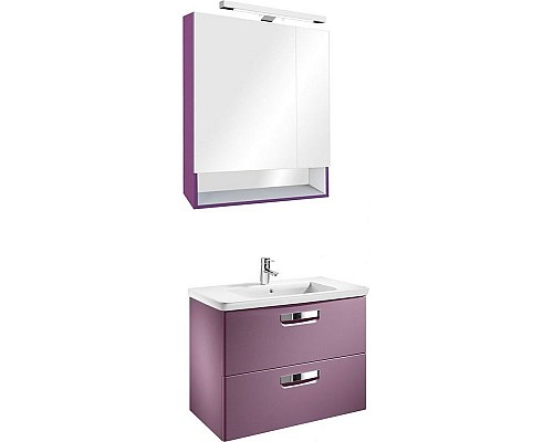 Тумба под раковину Roca The Gap 70 ZRU9302741 подвесная Фиолетовая