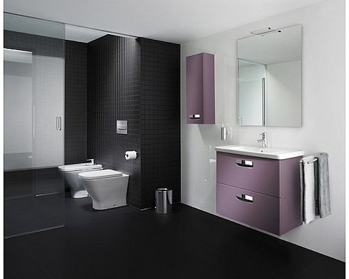 Тумба под раковину Roca The Gap 70 ZRU9302741 подвесная Фиолетовая