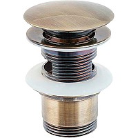 Донный клапан SantiLine SL-109 click-clack Бронза