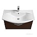 Тумба под раковину Ария 80 подвесная темно-коричневая Aquaton 1A141701AA430