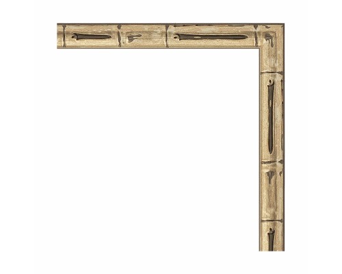 Зеркало Evoform Definite 57х57 BY 0608 в багетной раме - Серебряный бамбук 24 мм