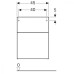 Боковой шкаф Geberit Icon 45 см 841047000