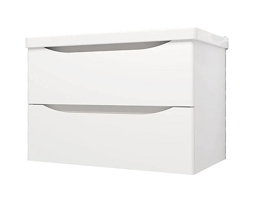 Тумба под раковину Opadiris Элеганс 80 Z0000014969 подвесная Белая матовая