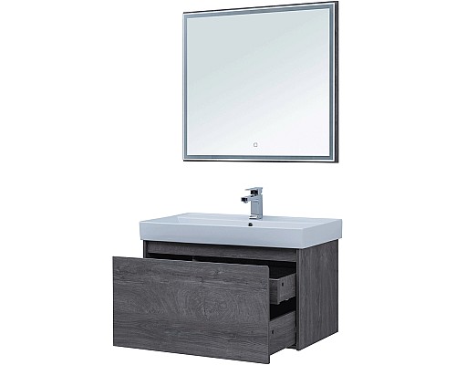 Тумба под раковину Aquanet Nova Lite 90 242269 подвесная Дуб рошелье