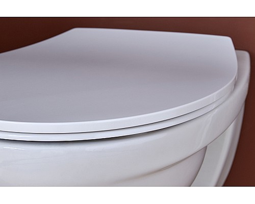 Сиденье для унитаза Jacob Delafon Patio E23157-00 Белое с микролифтом