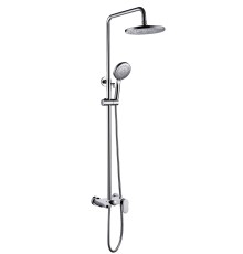 Стойка для душа со смесителем Boheme Spectre хром