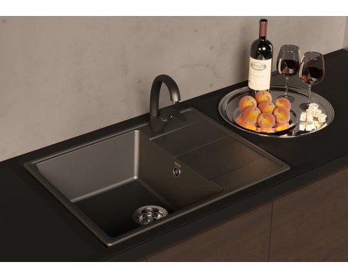 Кухонная мойка Ulgran Quartz Prima 650-02 Лен