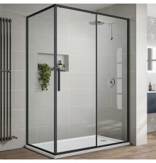 Душевой уголок Vincea Slim-U 120x90 Черный матовый