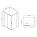 Душевой уголок Vincea Slim-U 120x90 Черный матовый