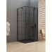 Душевое ограждение NEW TRENDY NEW SOLEO BLACK R 90x90x195 (черный)