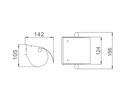 Держатель туалетной бумаги Haiba HB501 с крышкой Хром