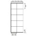 Душевое ограждение NEW TRENDY AVEXA BLACK 70x200 (черный)
