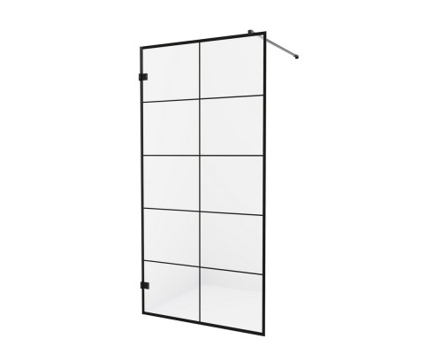 Душевое ограждение NEW TRENDY AVEXA BLACK 70x200 (черный)