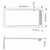 Душевой поддон из искусственного камня RGW Stone Tray STM-109W 100x90 Белый