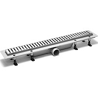 Душевой лоток PlastBrno Design 3 85 SZA3850 с решеткой Хром