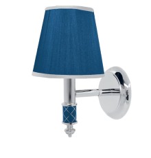 Бра Boheme MURANO CHROME, синее