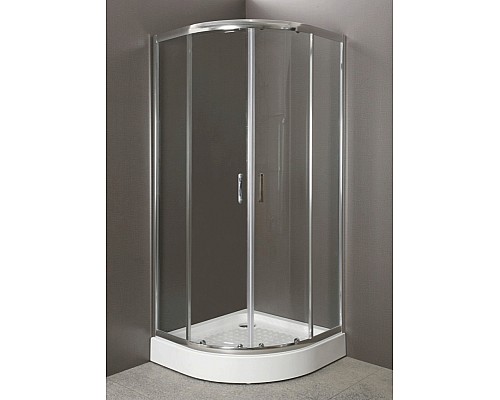Душевой уголок BelBagno UNO-195-R-2-90-C-Cr 90х90 профиль Хром стекло прозрачное