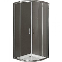 Душевой уголок BelBagno UNO-195-R-2-90-C-Cr 90х90 профиль Хром стекло прозрачное