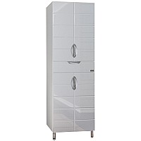 Шкаф пенал СанТа Родос 60 Белый