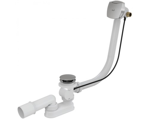 Слив-перелив Alcaplast A564CRM1-100 полуавтомат Белый Хром