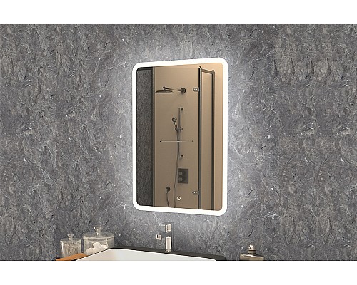 Зеркало WellWant by Orange 60 WWZAWB36080W с подсветкой с сенсорным выключателем