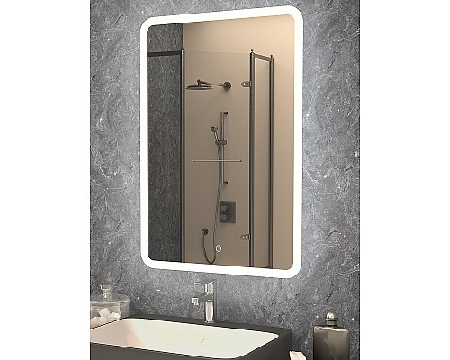 Зеркало WellWant by Orange 60 WWZAWB36080W с подсветкой с сенсорным выключателем