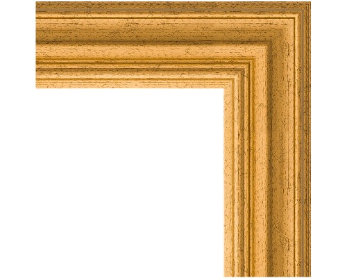 Зеркало Evoform Definite 76х56 BY 1001 в багетной раме - Состаренное золото 67 мм