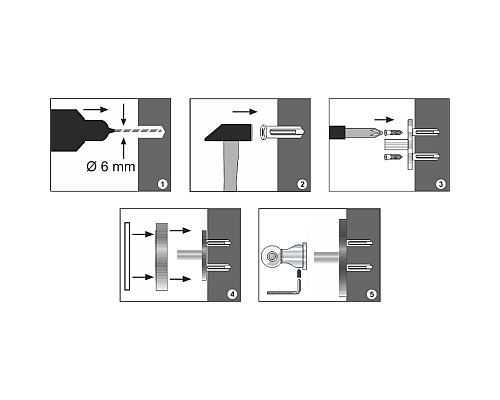 Двойной крючок WasserKRAFT Aland K-8523D Хром