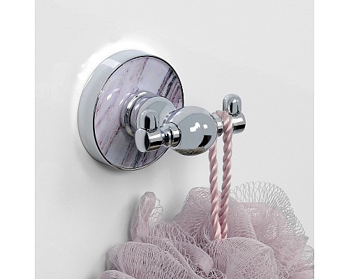 Двойной крючок WasserKRAFT Aland K-8523D Хром