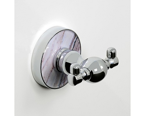 Двойной крючок WasserKRAFT Aland K-8523D Хром