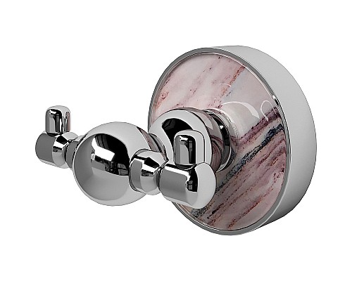 Двойной крючок WasserKRAFT Aland K-8523D Хром