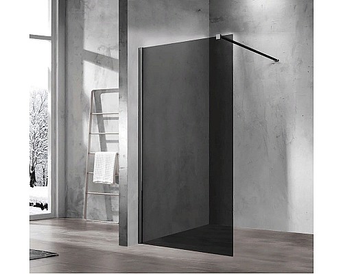 Душевая перегородка Vincea Walk-In 100 VSW-1H100CGB Черный матовый