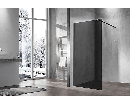 Душевая перегородка Vincea Walk-In 100 VSW-1H100CGB Черный матовый