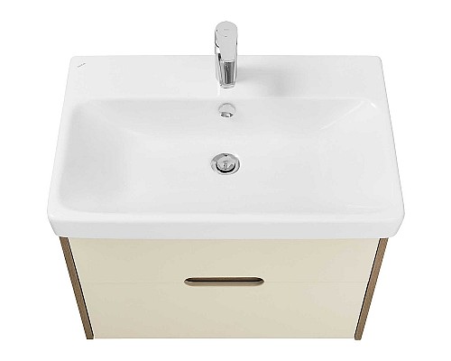 Тумба под раковину Aquaton Оливия 70 1A254301OLVG0 подвесная Бежевый Дуб велл