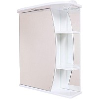 Зеркальный шкаф Onika Луна 55.01 L 205520 с подсветкой Белый