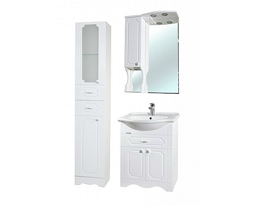 Шкаф пенал Bellezza Кантри 40 Белый