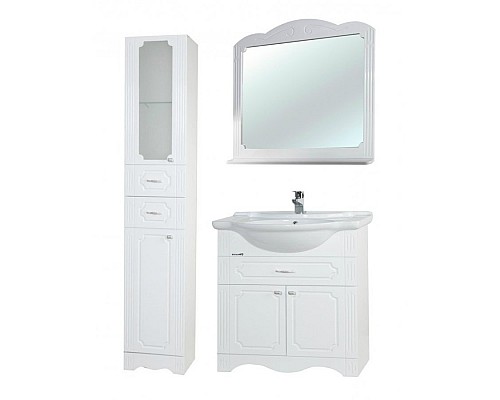 Шкаф пенал Bellezza Кантри 40 Белый