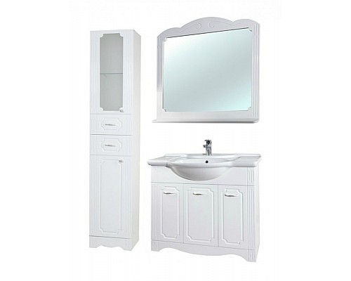 Шкаф пенал Bellezza Кантри 40 Белый