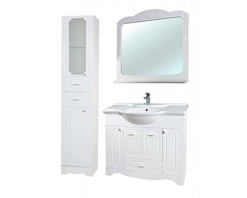 Шкаф пенал Bellezza Кантри 40 Белый