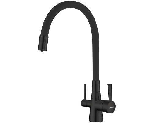 Смеситель для кухни Lemark Comfort LM3075BL Черный