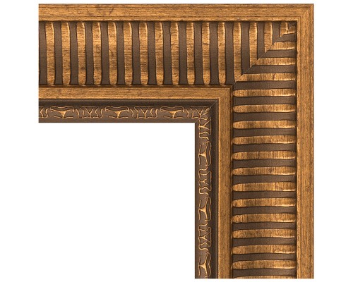 Зеркало Evoform Exclusive-G 122х97 BY 4369 с гравировкой в багетной раме - Бронзовый акведук 93 мм