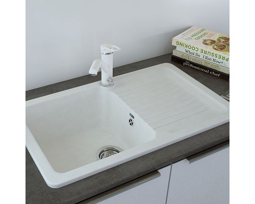 Кухонная мойка Ulgran Classic U-506-341 Ультра-белая