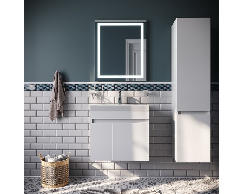 Тумба с раковиной Iddis Zodiac 60 ZOD6CD0i95K подвесная Белая