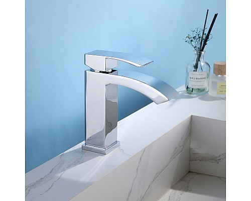 Смеситель ABBER Wasserfall AF8610 для раковины, хром