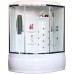 Душевой бокс Royal Bath ALP 150x100 с гидромассажем задние стенки Белые