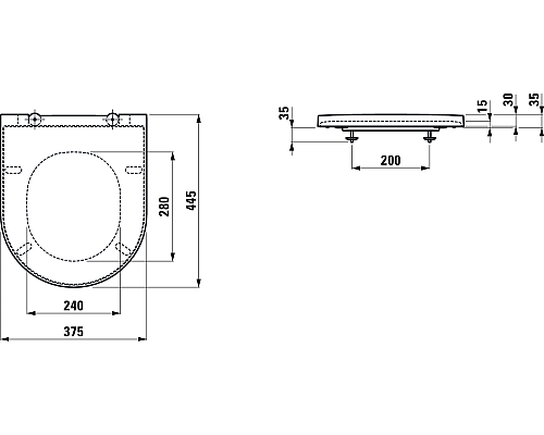 Крышка-сиденье Laufen Kartell 8.9133.3.000.000.1 с микролифтом