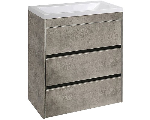 Тумба под раковину Art&Max Family-580-3C-PIA-CV Цемент