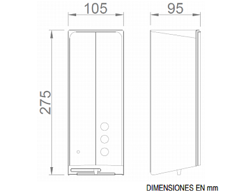 Диспенсер для жидкого мыла Nofer Automatics Evo 03038.W Белый